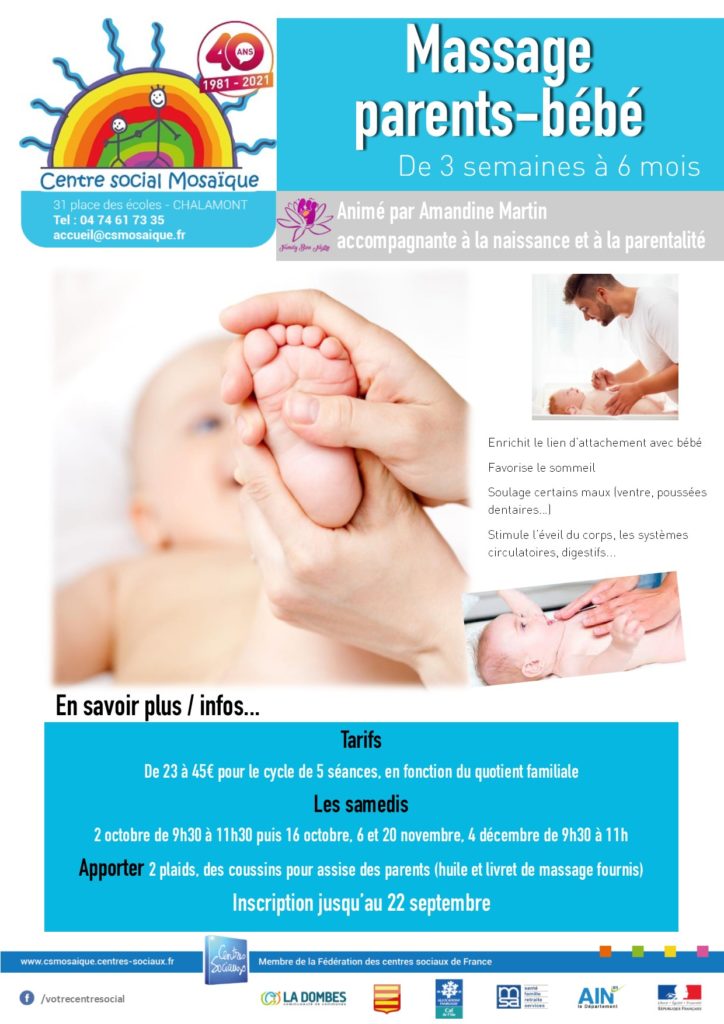 Massage Parents Bebe Le Site Du Centre Social Des Habitants De Chalamont Et De Ses Environs