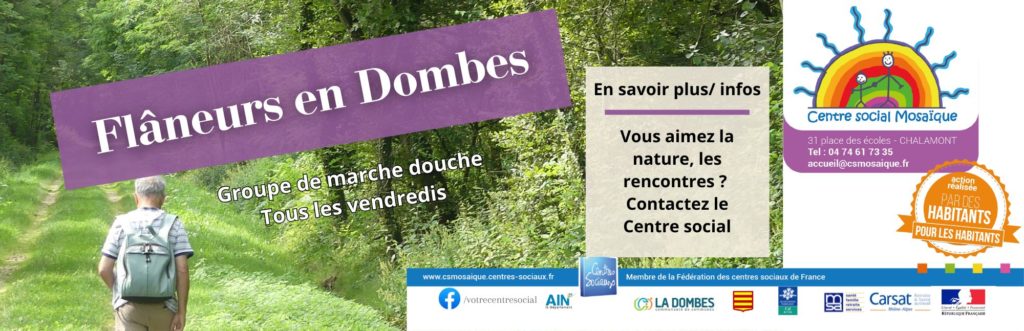 Flâneurs en Dombes – Groupe de marche douce